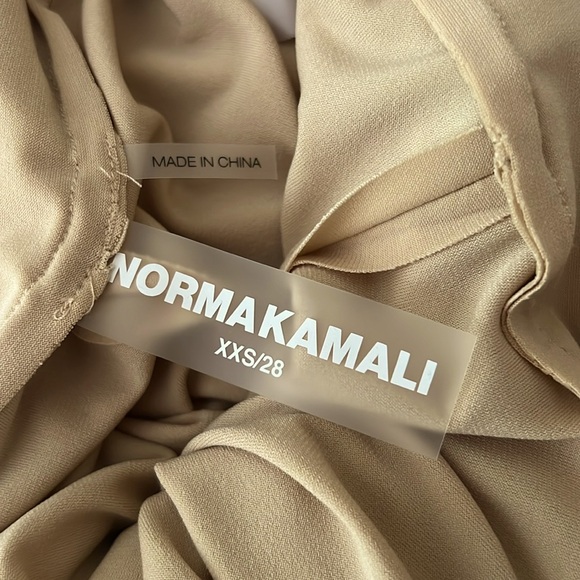 Norma Kamali Elephant Pant XXS in Tan color - Picture 6 of 6